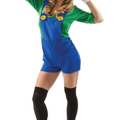 Orion Costumes All Decades /Era Costumes Adult Womens Luigi Costume