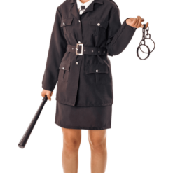 Orion Costumes Adult Police Lady Costume British / UK