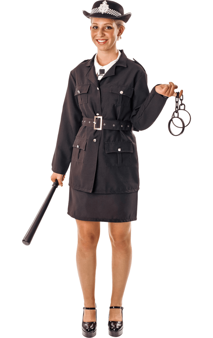 Orion Costumes Adult Police Lady Costume British / UK 1 Orion Costumes Adult Police Lady Costume British / UK