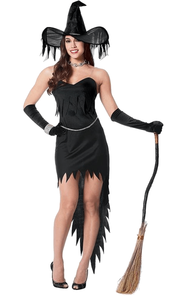 Franco Novelty All Adult Costumes Ladies Rhinestone Witch Costume 1 Franco Novelty All Adult Costumes Ladies Rhinestone Witch Costume