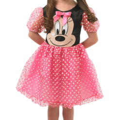 Rubies Childrens Pink Puffball Minnie Mouse Costume