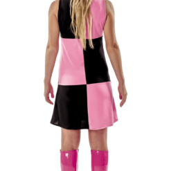 Orion Costumes Costumes Under £20 60s Pink GoGo Costume 5 Orion Costumes Costumes Under £20 60s Pink GoGo Costume
