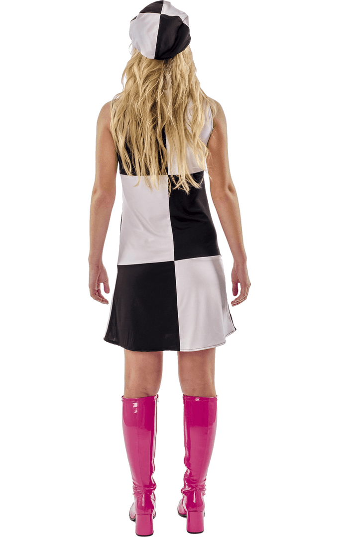 Orion Costumes 60s Monochrome GoGo Costume 3 Orion Costumes 60s Monochrome GoGo Costume