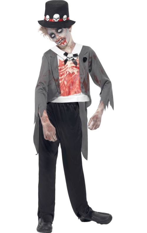 Smiffys Kids Zombie Groom Costume 1 Smiffys Kids Zombie Groom Costume