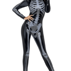 Smiffys Ladies Sexy Halloween Skeleton Costume
