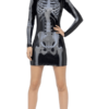 Smiffys Halloween Miss X-Ray Skeleton Costume