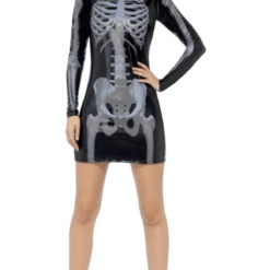 Smiffys Halloween Miss X-Ray Skeleton Costume