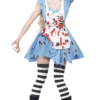 Smiffys Book Characters Adult Zombie Alice Costume