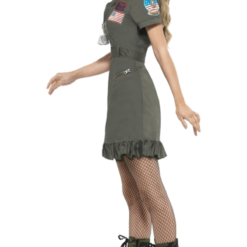 Smiffys Military Ladies Deluxe Top Gun Costume