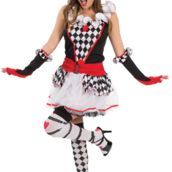 Orion Costumes Circus Ladies Harlequin Jester Costume