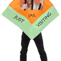Orion Costumes British / UK Adult Monopoly In Jail Costume