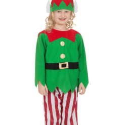 Orion Costumes Christmas Kids Striped Elf Costume