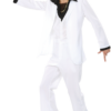 Orion Costumes Adult 1970s White Suit Costume