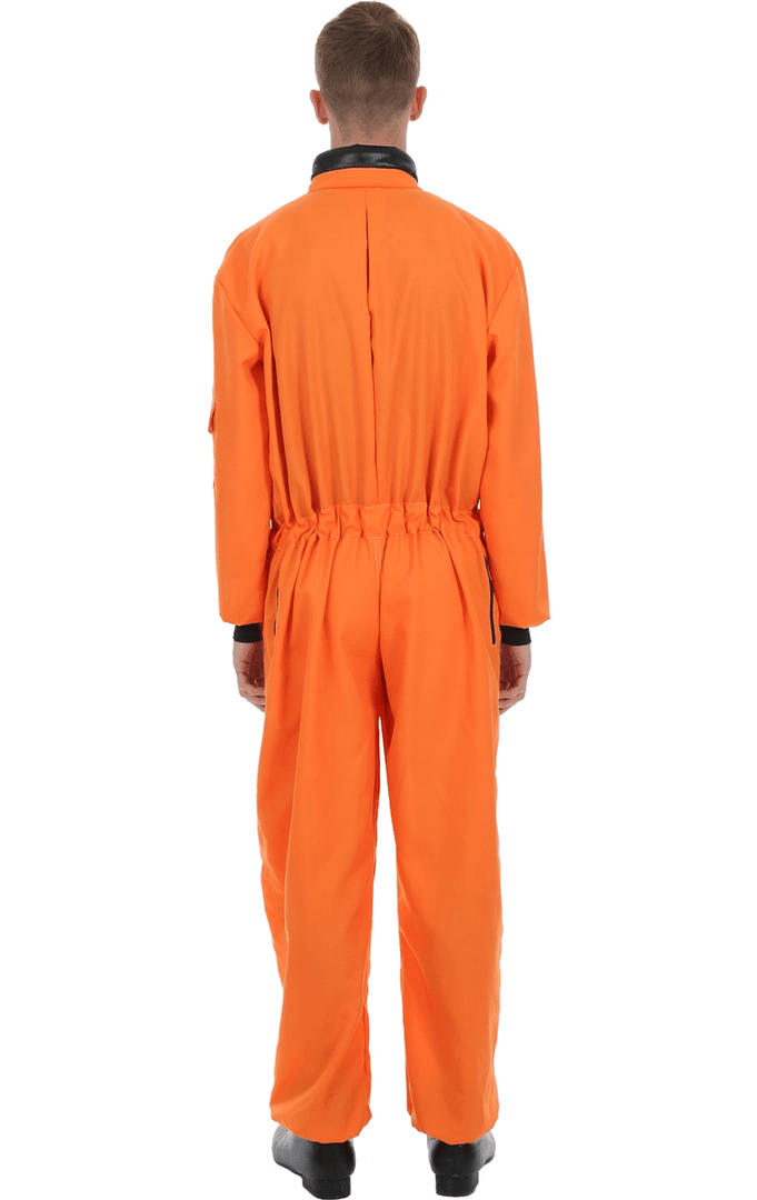 Orion Costumes American / USA Mens Orange Astronaut Costume 3 Orion Costumes American / USA Mens Orange Astronaut Costume