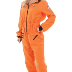 Orion Costumes American / USA Womens Orange Astronaut Costume
