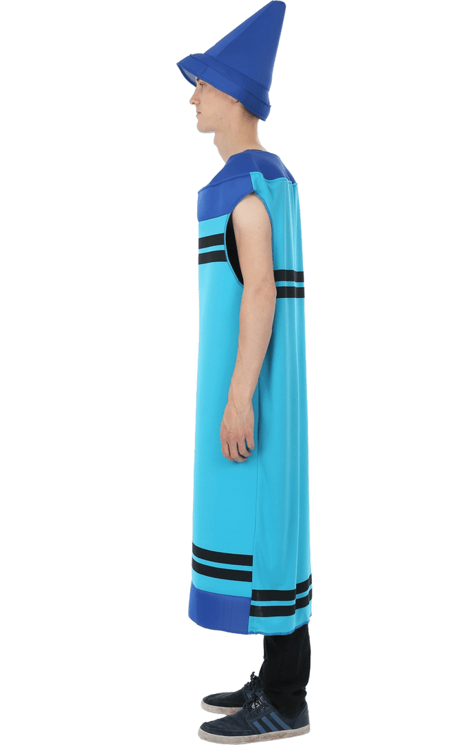 Orion Costumes Crayons Adult Blue Crayon Costume 2 Orion Costumes Crayons Adult Blue Crayon Costume