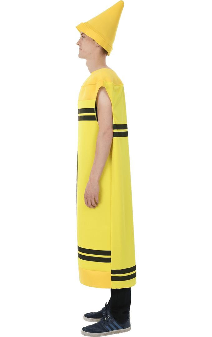 Orion Costumes Crayons Adult Yellow Crayon Costume 2 Orion Costumes Crayons Adult Yellow Crayon Costume