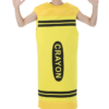 Orion Costumes Crayons Adult Yellow Crayon Costume