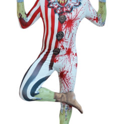 Body Republic Adult Jaw Drop Clown Morphsuit Circus