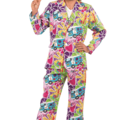 Fun Shack 1960's Adult Mens Psychedelic Suit