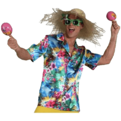 Orlob Hawaiian Adult Mens Hawaii Shirt