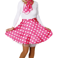 Orlob Adult 50s Pink Polka Dot Kit All Adult Costumes