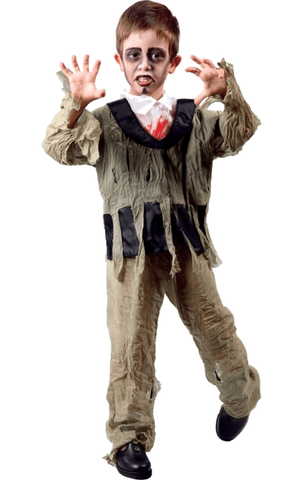 Fiesta Guirca Kids Halloween Zombie Costume 1 Fiesta Guirca Kids Halloween Zombie Costume