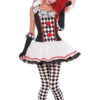 Amscan Teen Harlequin Jester Costume Circus