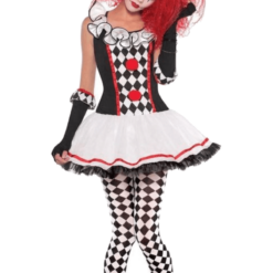 Amscan Teen Harlequin Jester Costume Circus