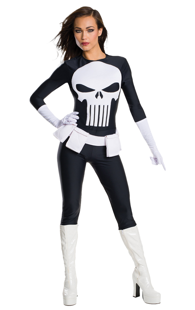 Rubies Adult Women's Punisher Costume 1 Rubies Adult Women's Punisher Costume