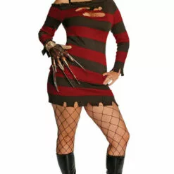 Rubies Womens Plus Size Miss Freddie Krueger Costume