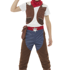 Smiffys Kids Little Cowboy Costume American / USA