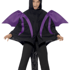 Smiffys Halloween Kids Hooded Bat Cape Costume