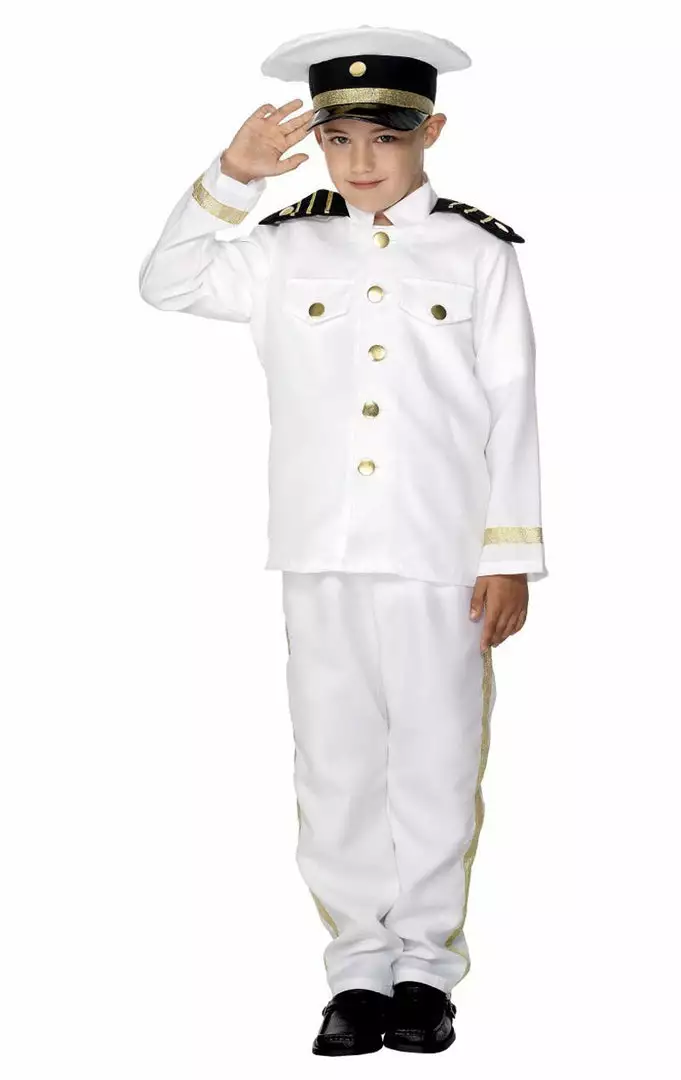 Smiffys Military Kids Captain Costume 1 Smiffys Military Kids Captain Costume