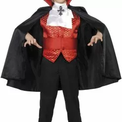 Smiffys Kids Red Dracula Costume