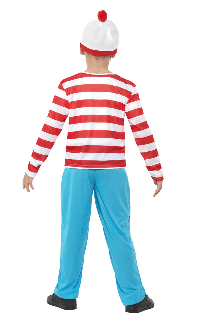 Smiffys Kids Where's Wally Costume Book Characters 3 Smiffys Kids Where's Wally Costume Book Characters