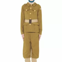 Smiffys Kids WW1 Soldier Army Costume Book Characters