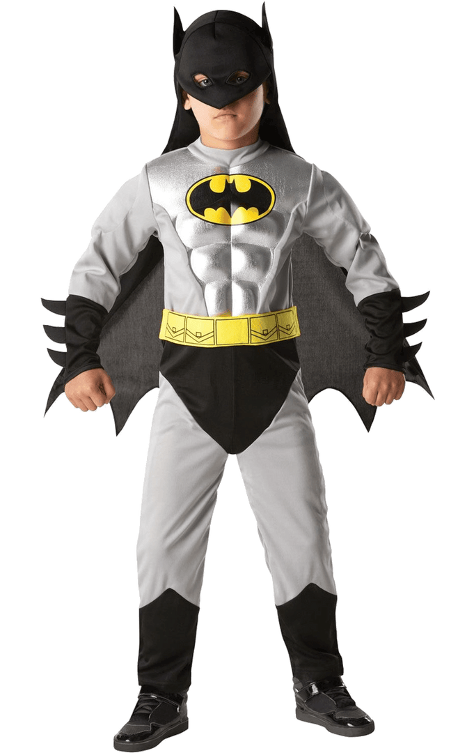 Rubies Kids Silver Batman Costume 1 Rubies Kids Silver Batman Costume