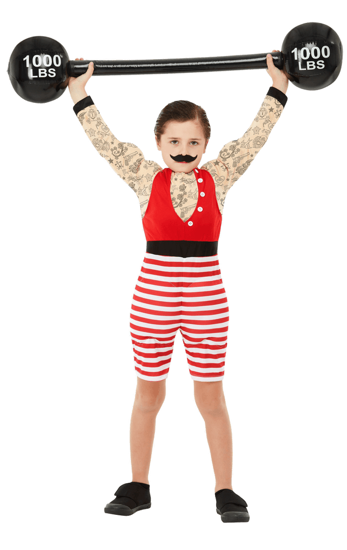Smiffys Circus Kids Strongman Costume 1 Smiffys Circus Kids Strongman Costume