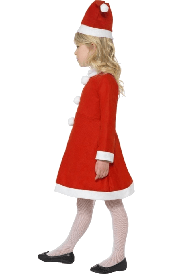 Smiffys Kids Value Santa Girl Costume Christmas 2 Smiffys Kids Value Santa Girl Costume Christmas