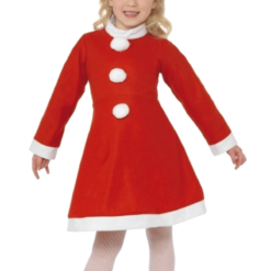 Smiffys Kids Value Santa Girl Costume Christmas