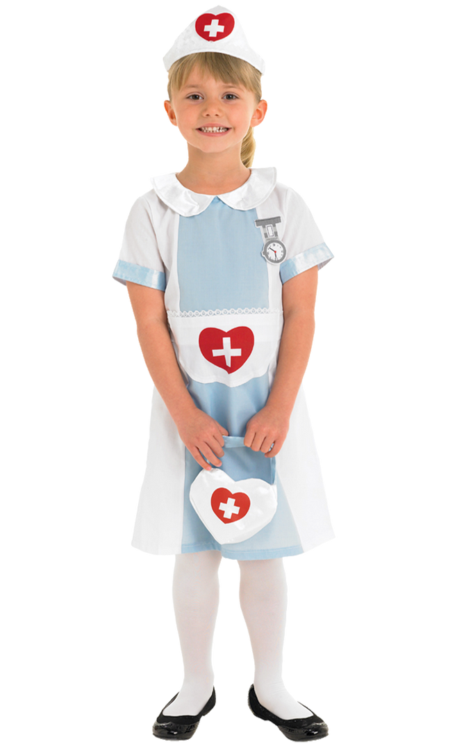 Rubies Doctors & Nurses Kids Nurse Fancy Dress Costume 1 Rubies Doctors & Nurses Kids Nurse Fancy Dress Costume
