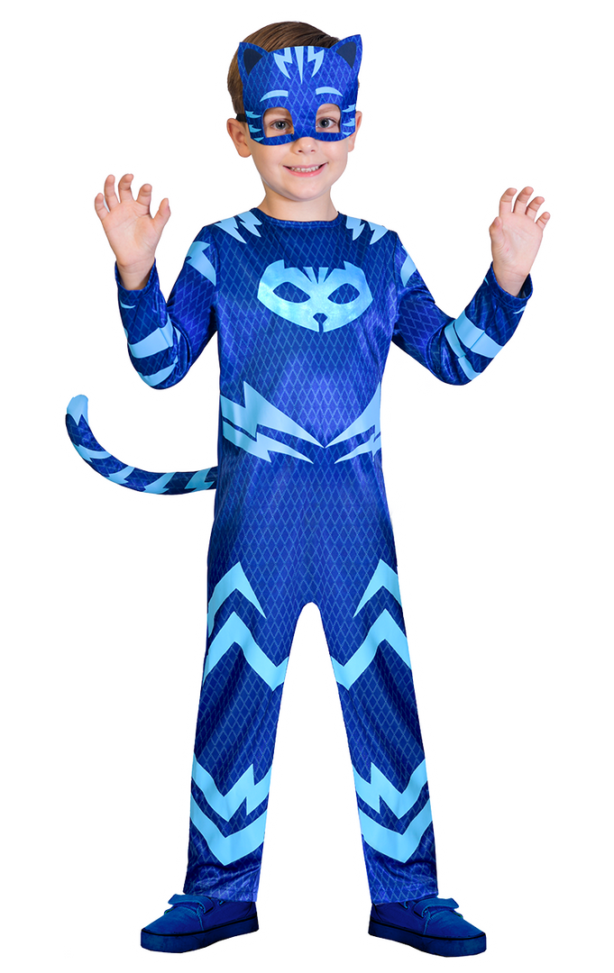 Amscan Kids PJ Facepieces CatBoy Costume Cartoons 1 Amscan Kids PJ Facepieces CatBoy Costume Cartoons