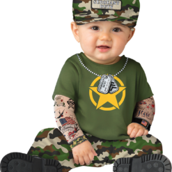InCharacter Costumes Baby Sergeant Duty Costume Military