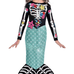 Amscan Kids Day Of The Dead Mermaid Costume Mermaids