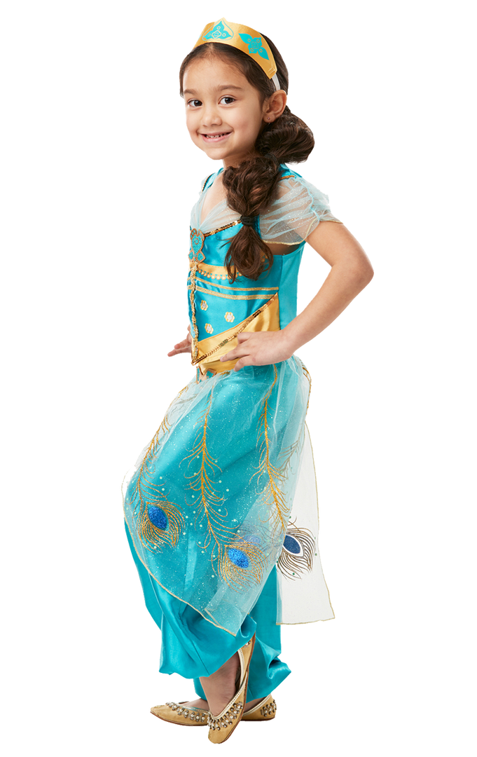 Rubies Kids Live Action Princess Jasmine Costume Arabian 2 Rubies Kids Live Action Princess Jasmine Costume Arabian