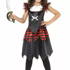 Smiffys Kids Gothic Pirate Costume