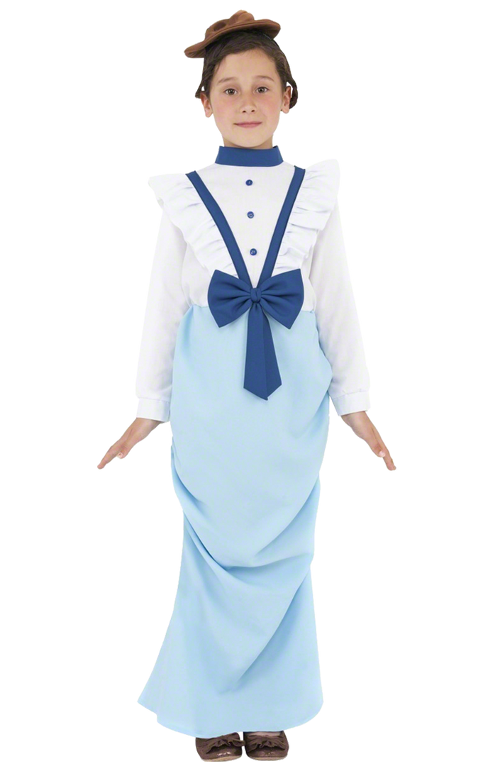 Smiffys Kids Posh Victorian Girl Costume 1 Smiffys Kids Posh Victorian Girl Costume