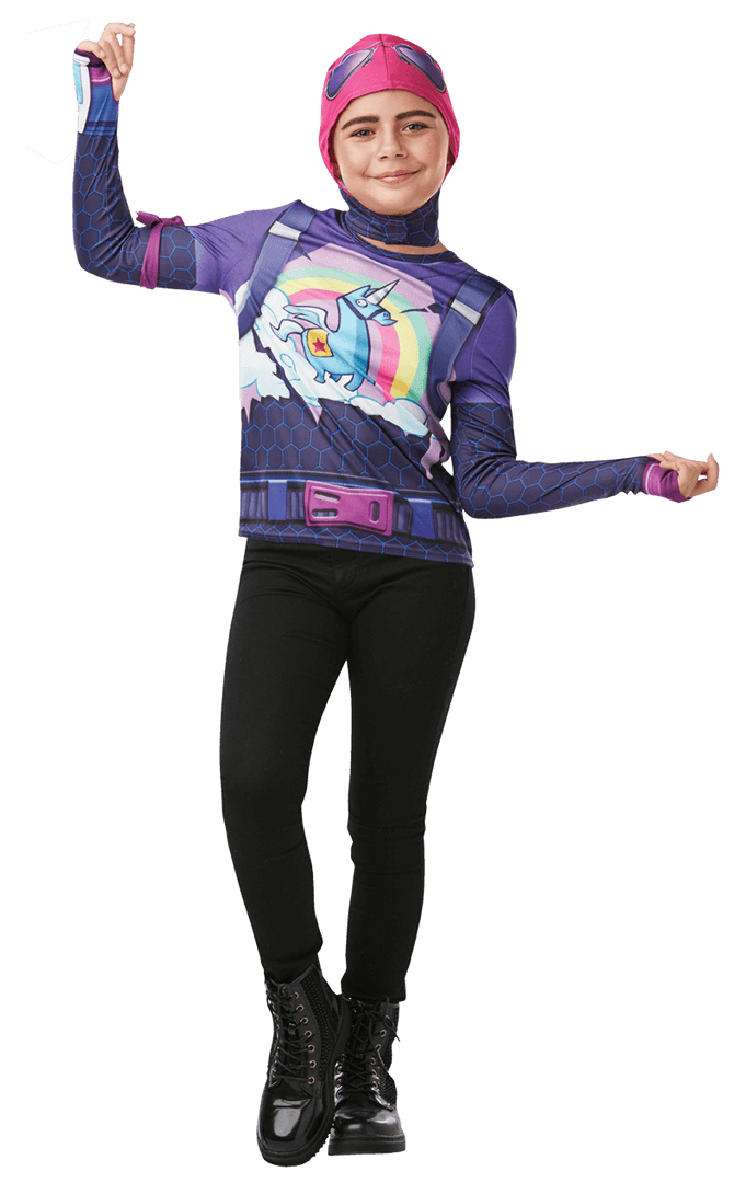 Rubies Fortnite Video Game Kids Brite Bomber Costume 1 Rubies Fortnite Video Game Kids Brite Bomber Costume