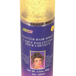 Rubies Gold Glitter Hairspray